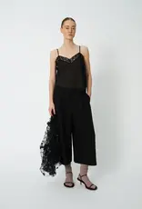 STELLA NOVA SEQUINS MESH BLOUSE - BLACK