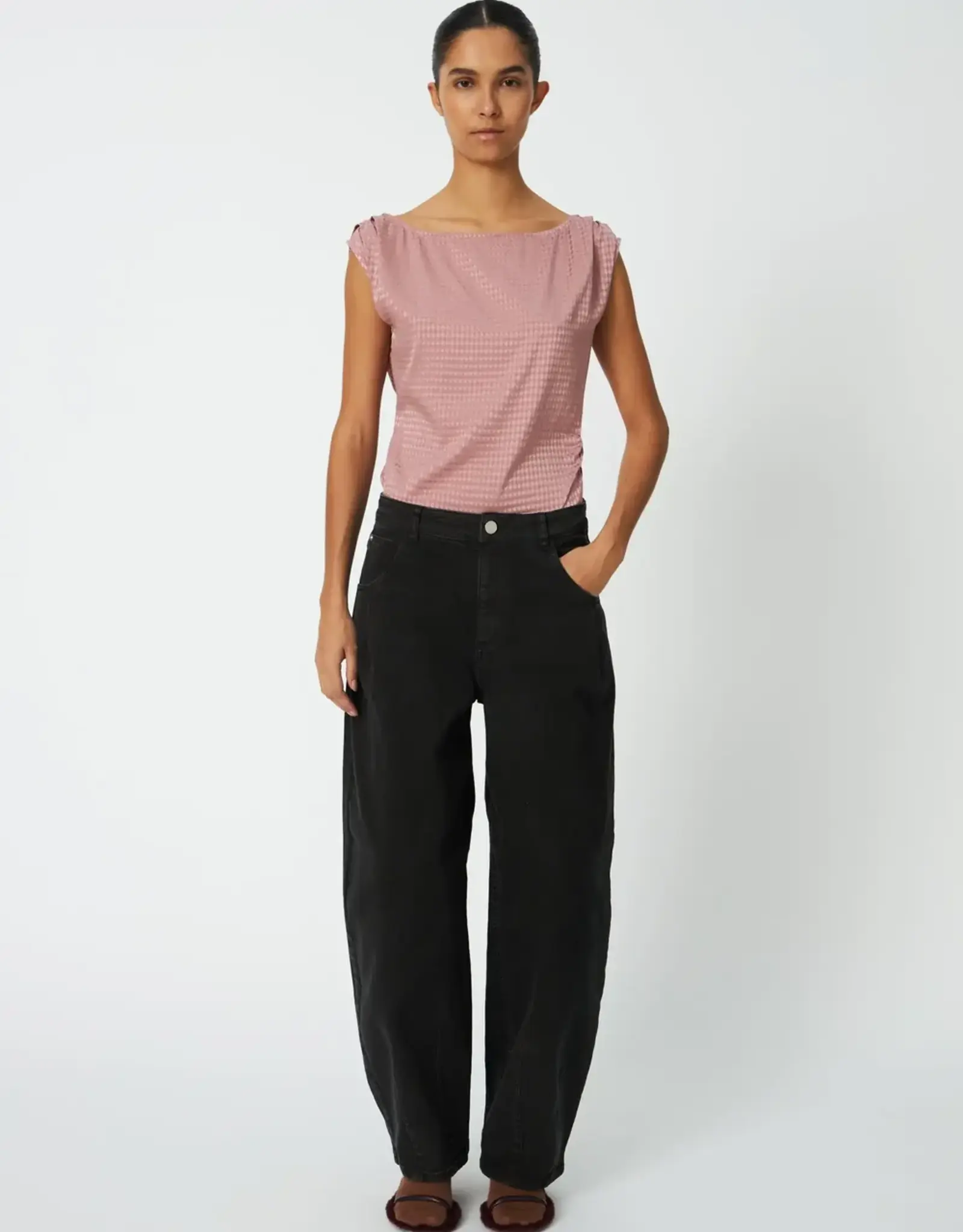 STELLA NOVA BARREL FIT JEANS - ALMOST BLACK