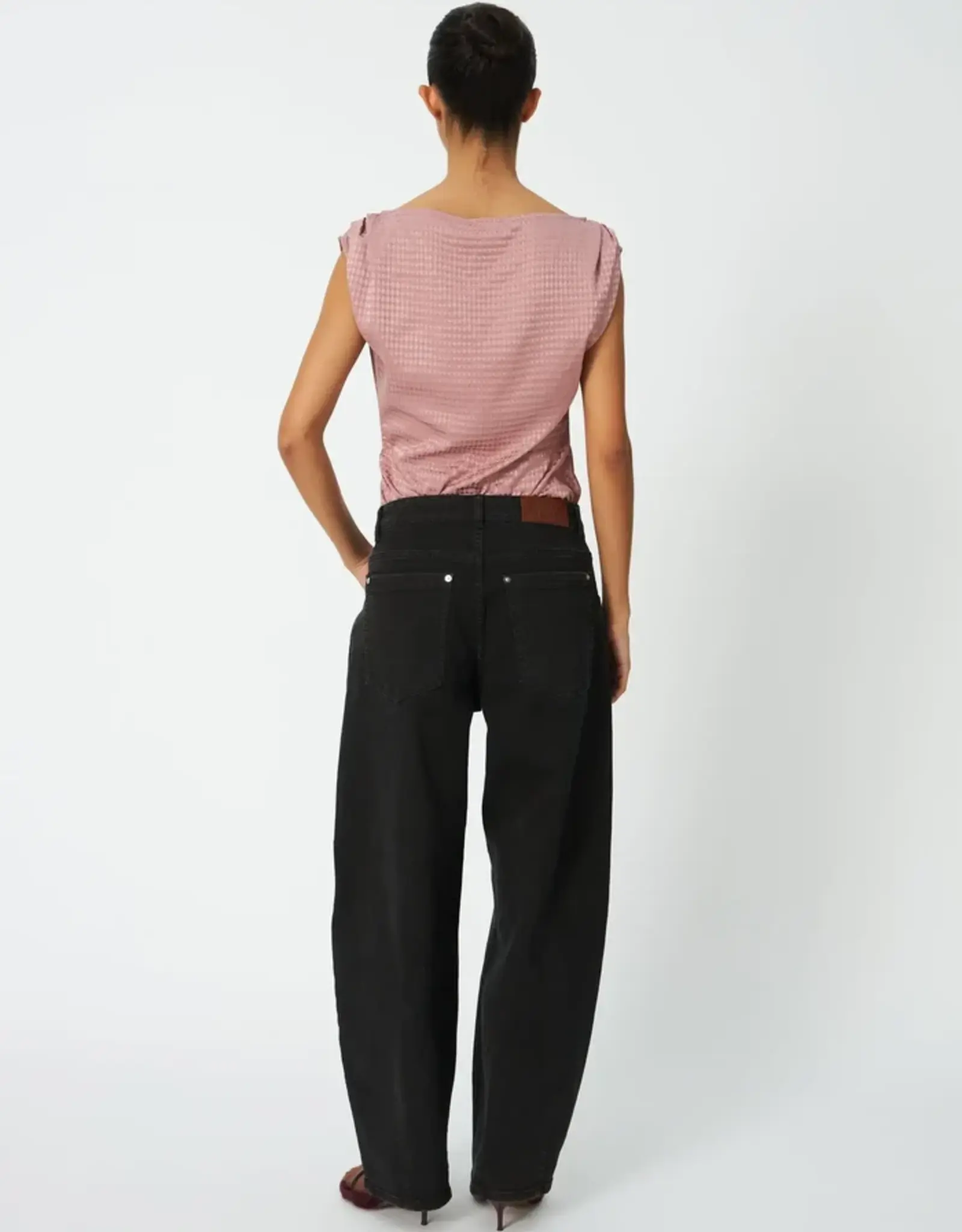 STELLA NOVA BARREL FIT JEANS - ALMOST BLACK
