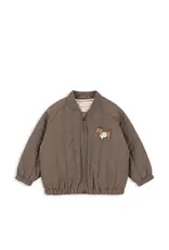 Konges Slojd KONGES SLØJD JUNO TERRY BOMBER JACKET - WALNUT