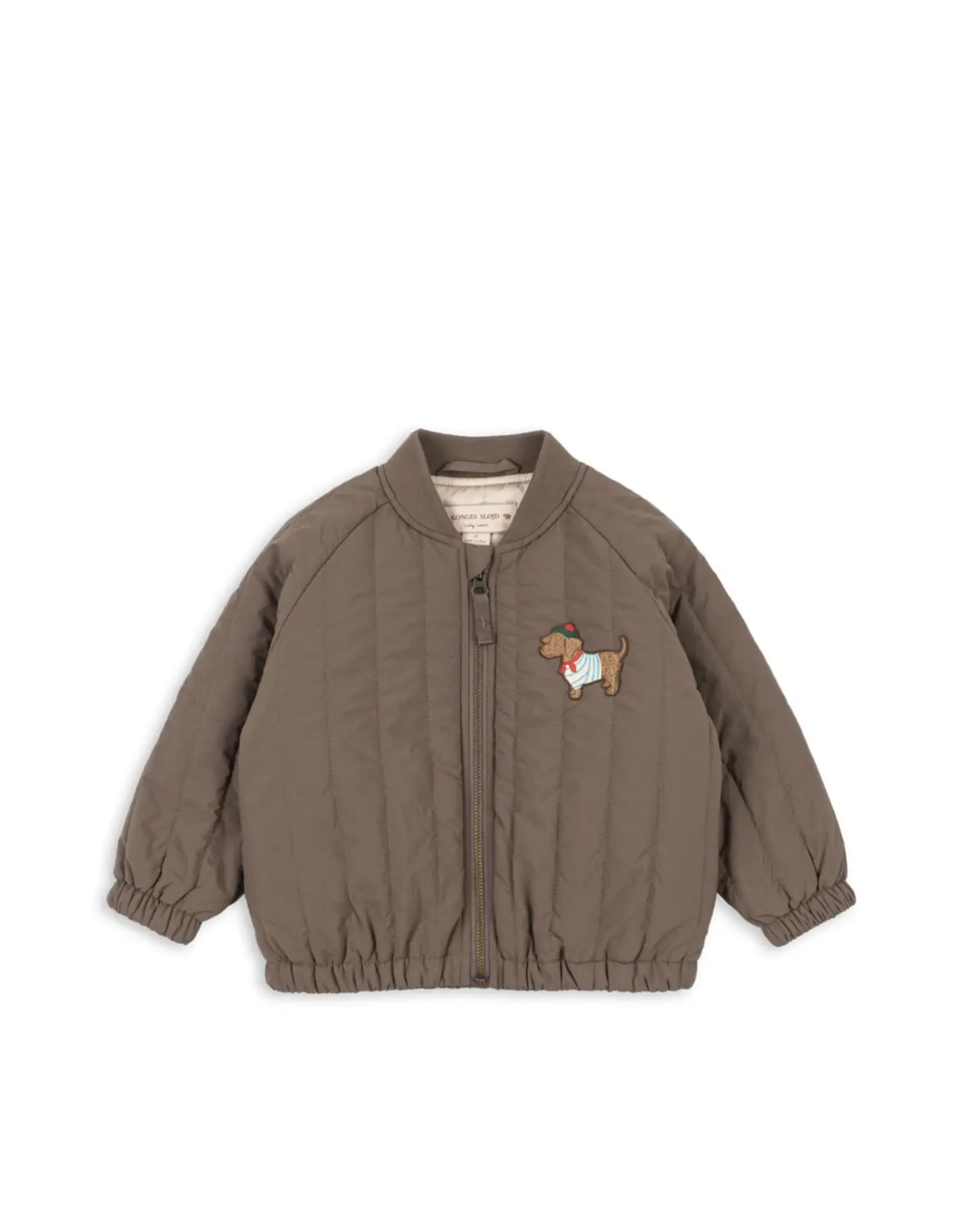 Konges Slojd KONGES SLØJD JUNO TERRY BOMBER JACKET - WALNUT