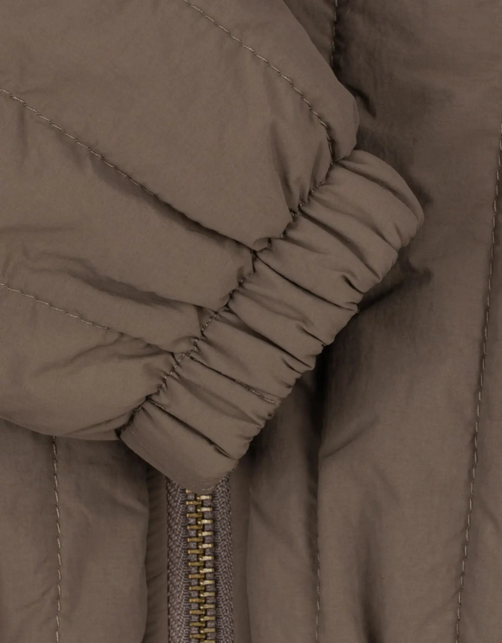 Konges Slojd KONGES SLØJD JUNO TERRY BOMBER JACKET - WALNUT