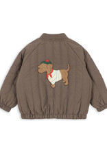 Konges Slojd KONGES SLØJD JUNO TERRY BOMBER JACKET - WALNUT
