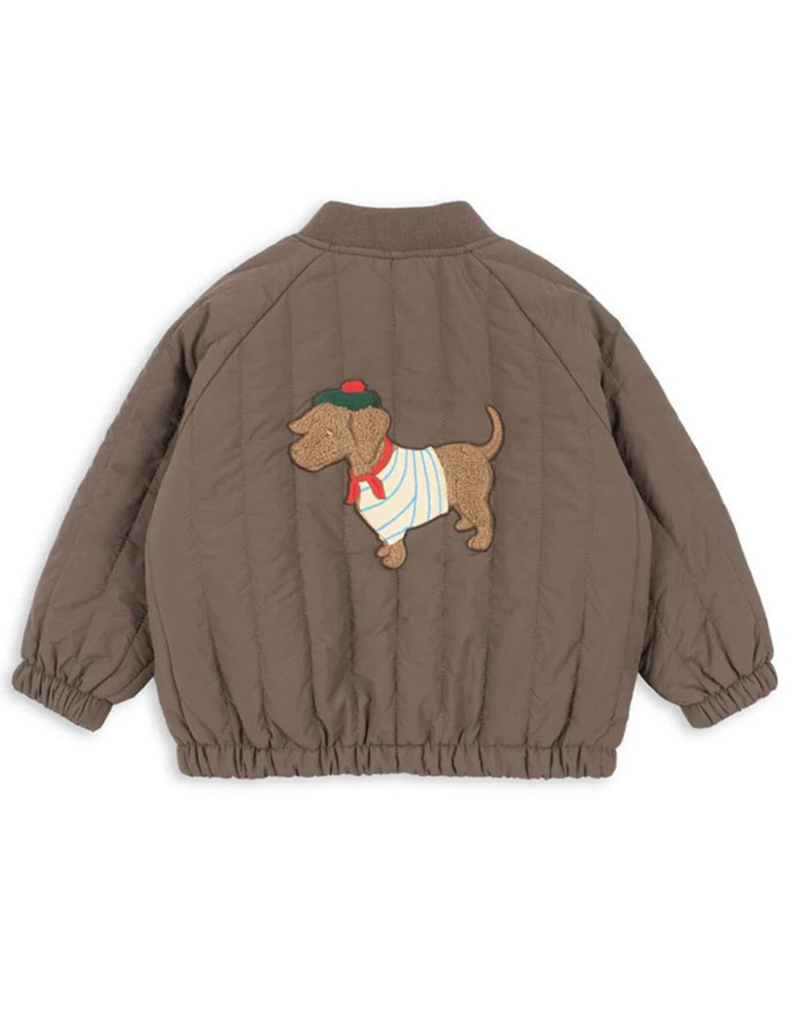 Konges Slojd KONGES SLØJD JUNO TERRY BOMBER JACKET - WALNUT