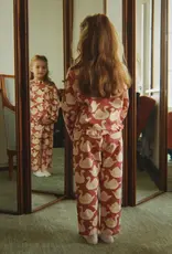 Konges Sløjd KONGES SLØJD MAGOT FRILL PANTS - SWAN ROSE