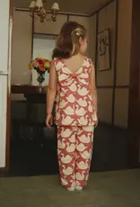 Konges Sløjd KONGES SLØJD MAGOT FRILL PANTS - SWAN ROSE