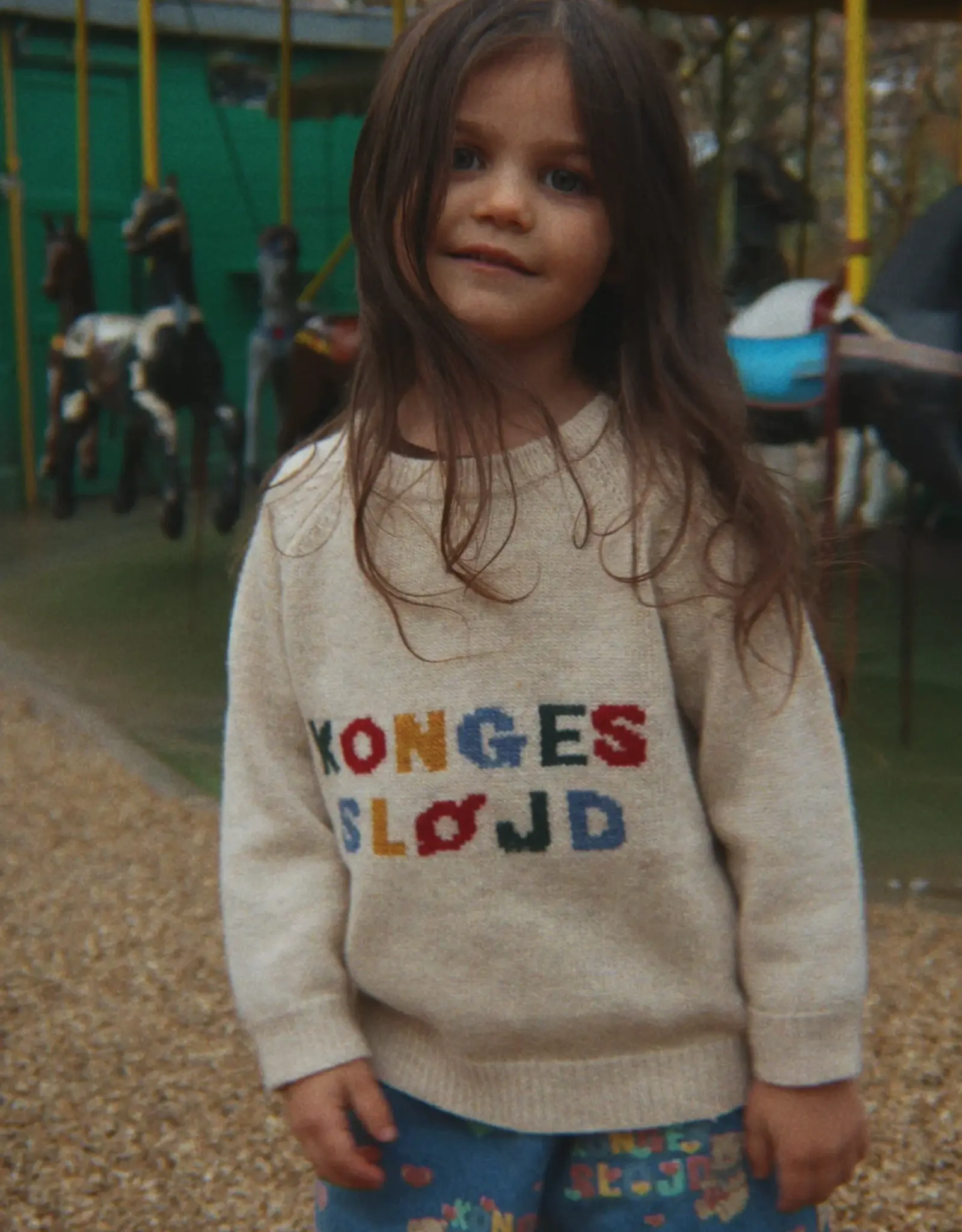 Konges Sløjd KONGES SLØJD BILLI KNIT SWEATER - OFF WHITE
