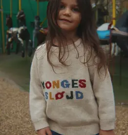 Konges Sløjd KONGES SLØJD BILLI KNIT SWEATER - OFF WHITE