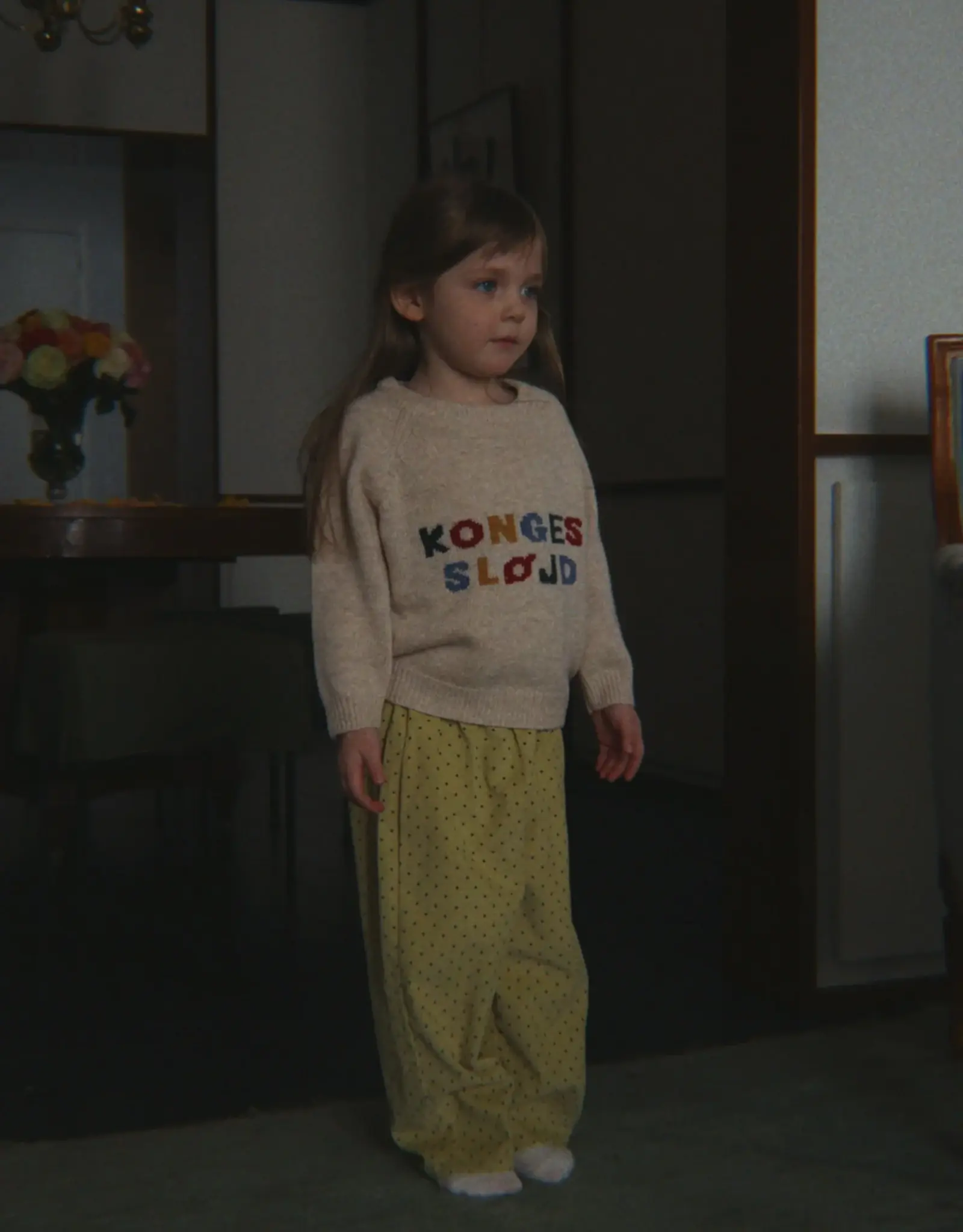 Konges Sløjd KONGES SLØJD BILLI KNIT SWEATER - OFF WHITE