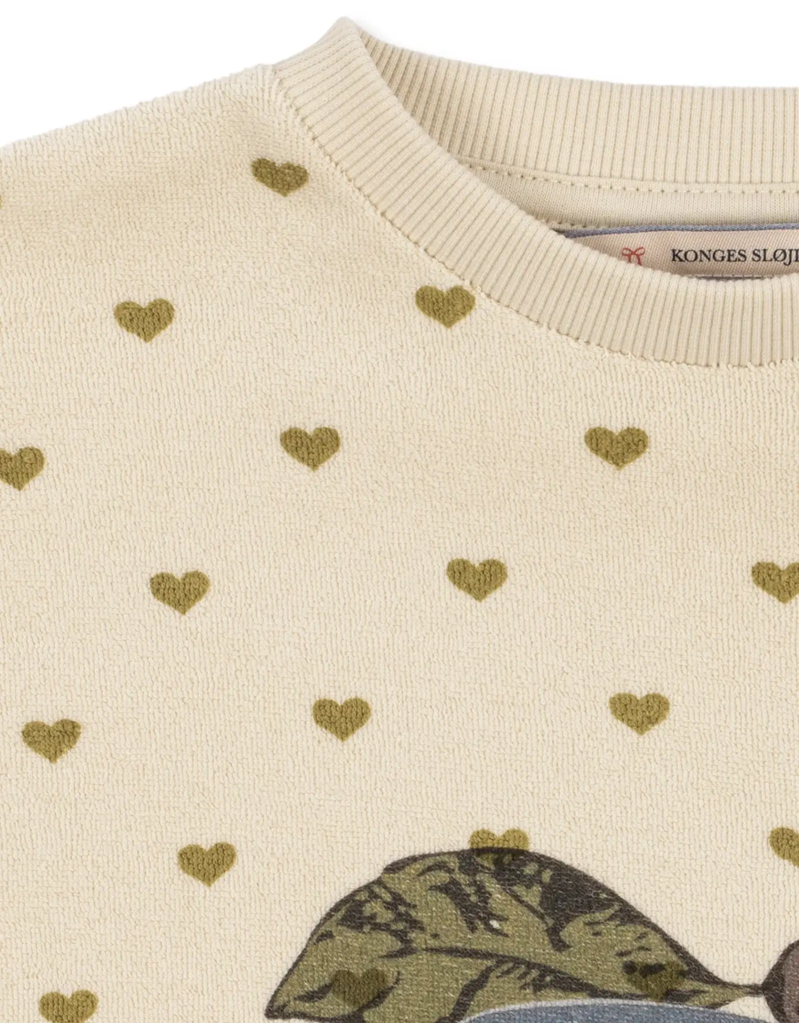 Konges Sløjd KONGES SLØJD MITTY SWEATER - OYSTER COEUR