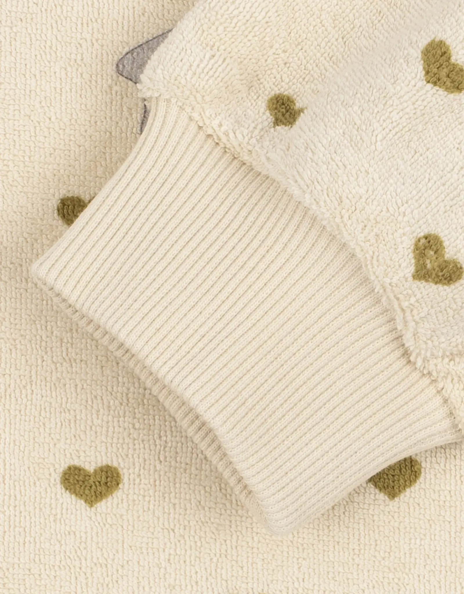 Konges Sløjd KONGES SLØJD MITTY SWEATER - OYSTER COEUR