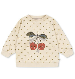 Konges Sløjd KONGES SLØJD MITTY SWEATER - OYSTER COEUR