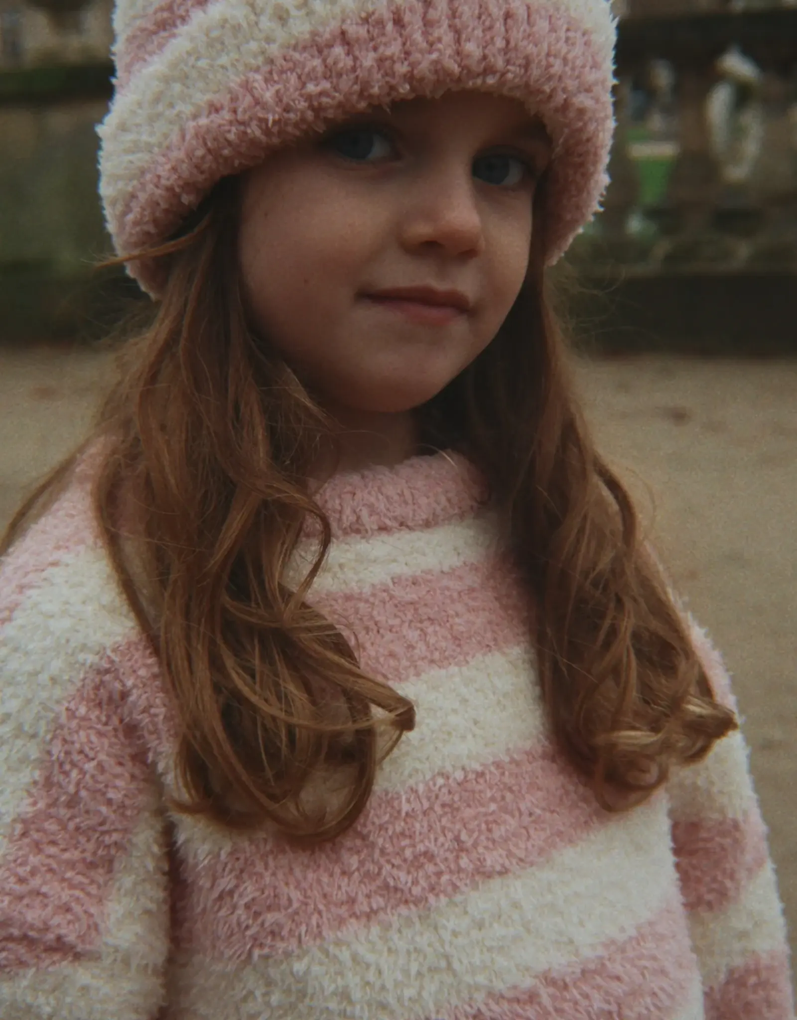 Konges Sløjd KONGES SLØJD SOFTY SWEATER - ROSY STRIPE