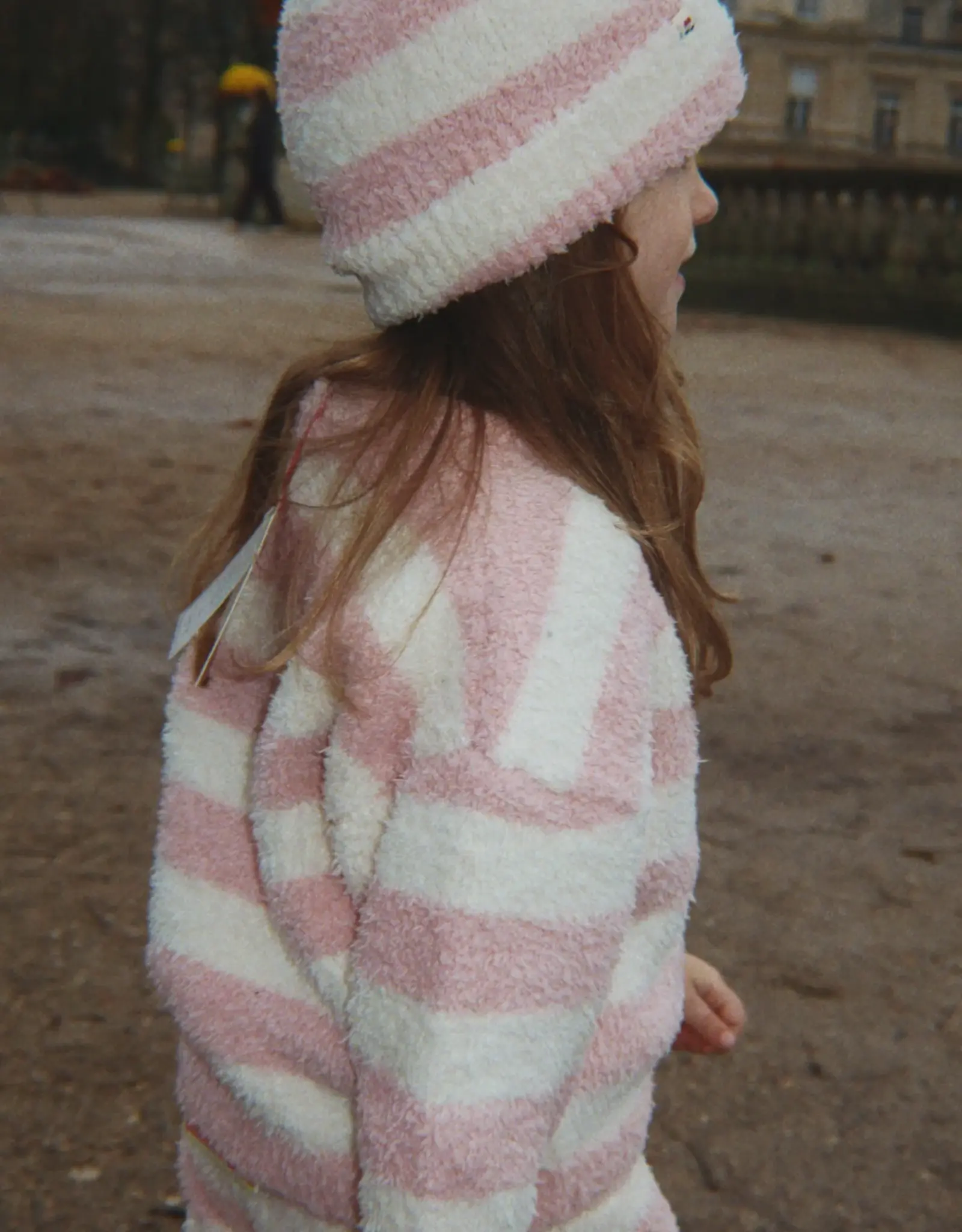 Konges Sløjd KONGES SLØJD SOFTY SWEATER - ROSY STRIPE