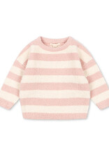 Konges Sløjd KONGES SLØJD SOFTY SWEATER - ROSY STRIPE