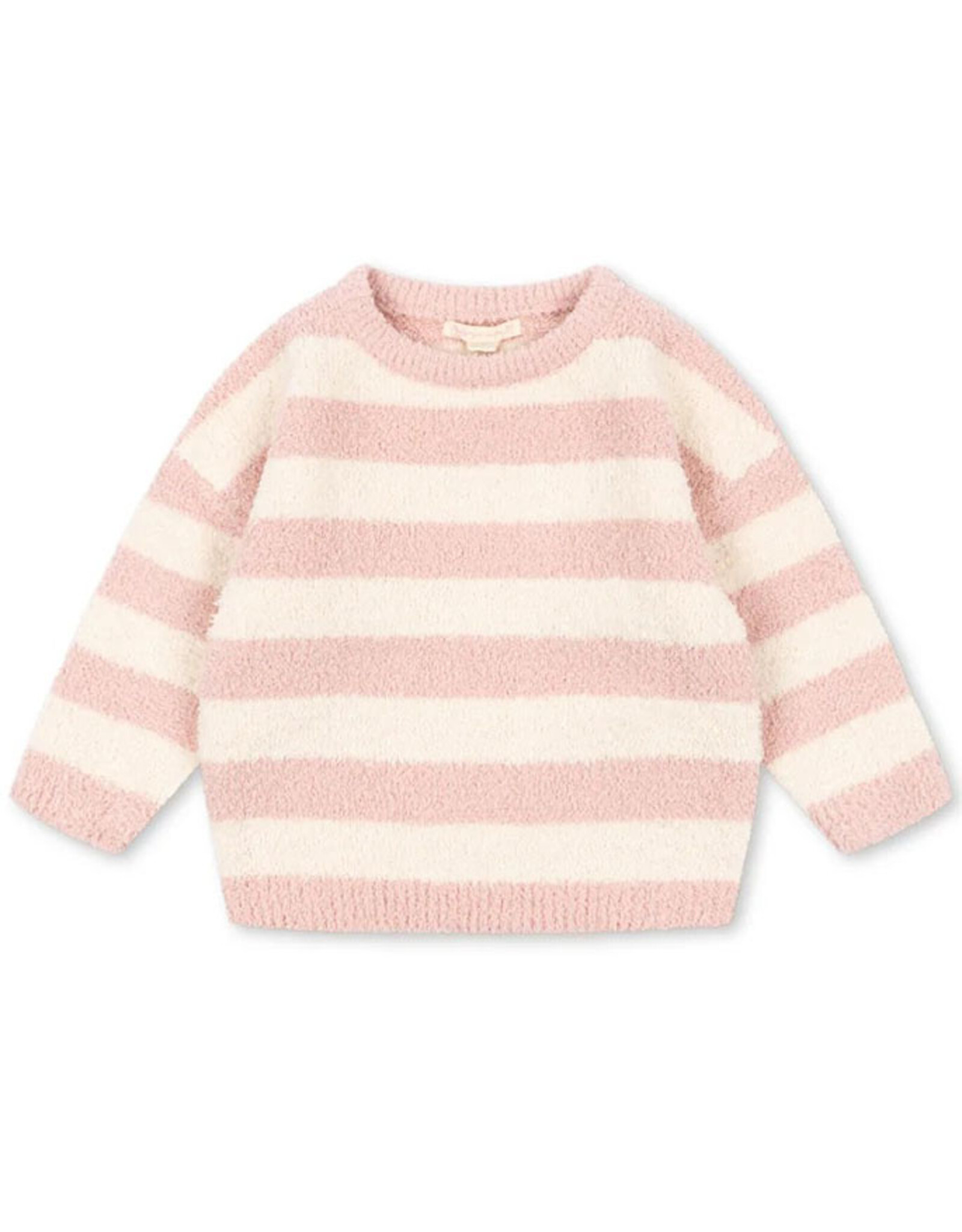 Konges Sløjd KONGES SLØJD SOFTY SWEATER - ROSY STRIPE