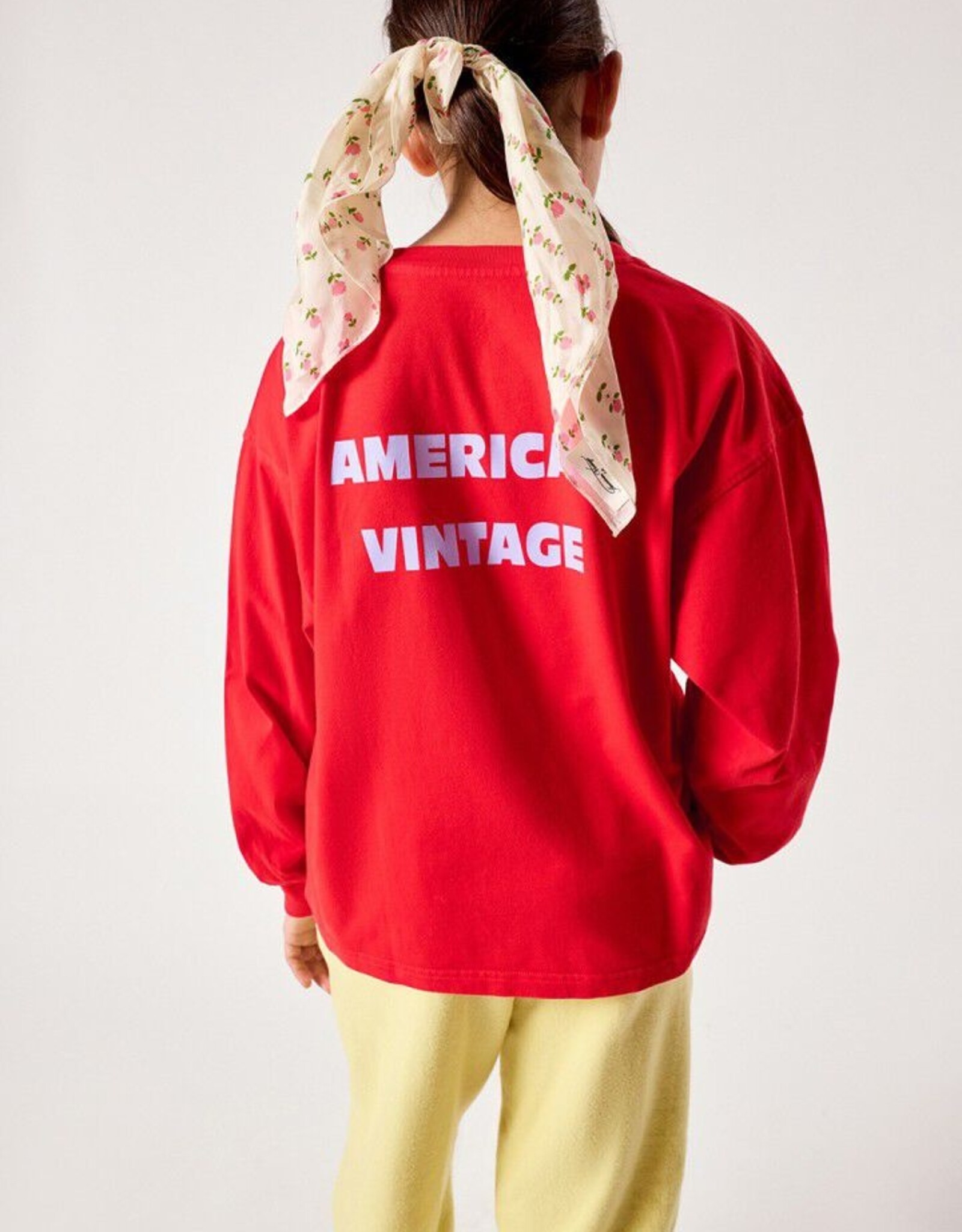 AMERICAN VINTAGE TSHIRT - VINTAGE FRAISE