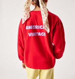 AMERICAN VINTAGE TSHIRT - VINTAGE FRAISE