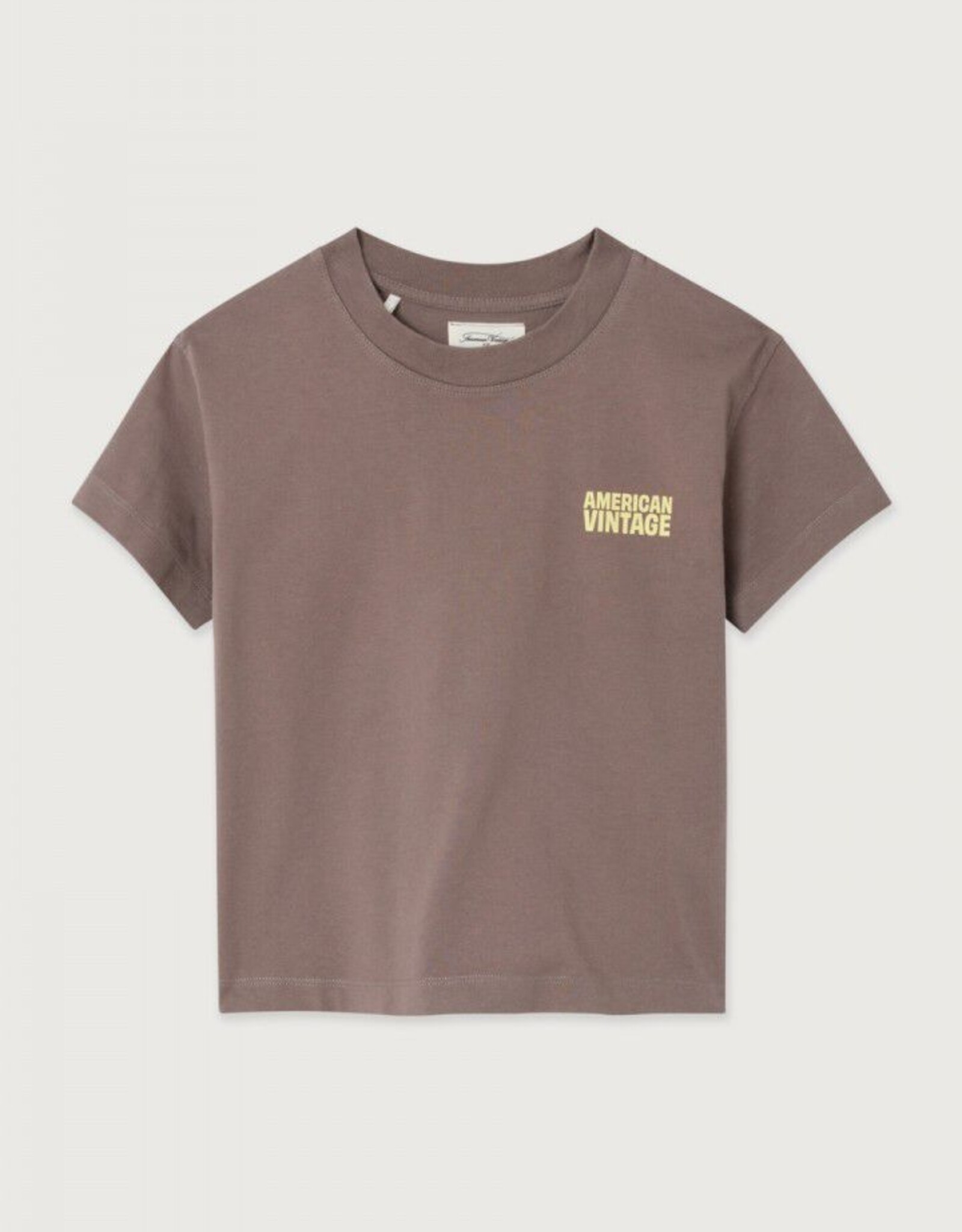 American Vintage AMERICAN VINTAGE GIXY SS TEE - CENDRE