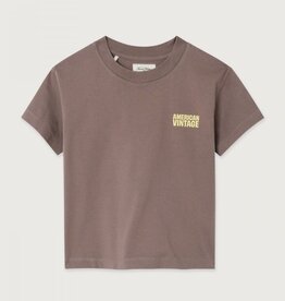 American Vintage AMERICAN VINTAGE GIXY SS TEE - CENDRE