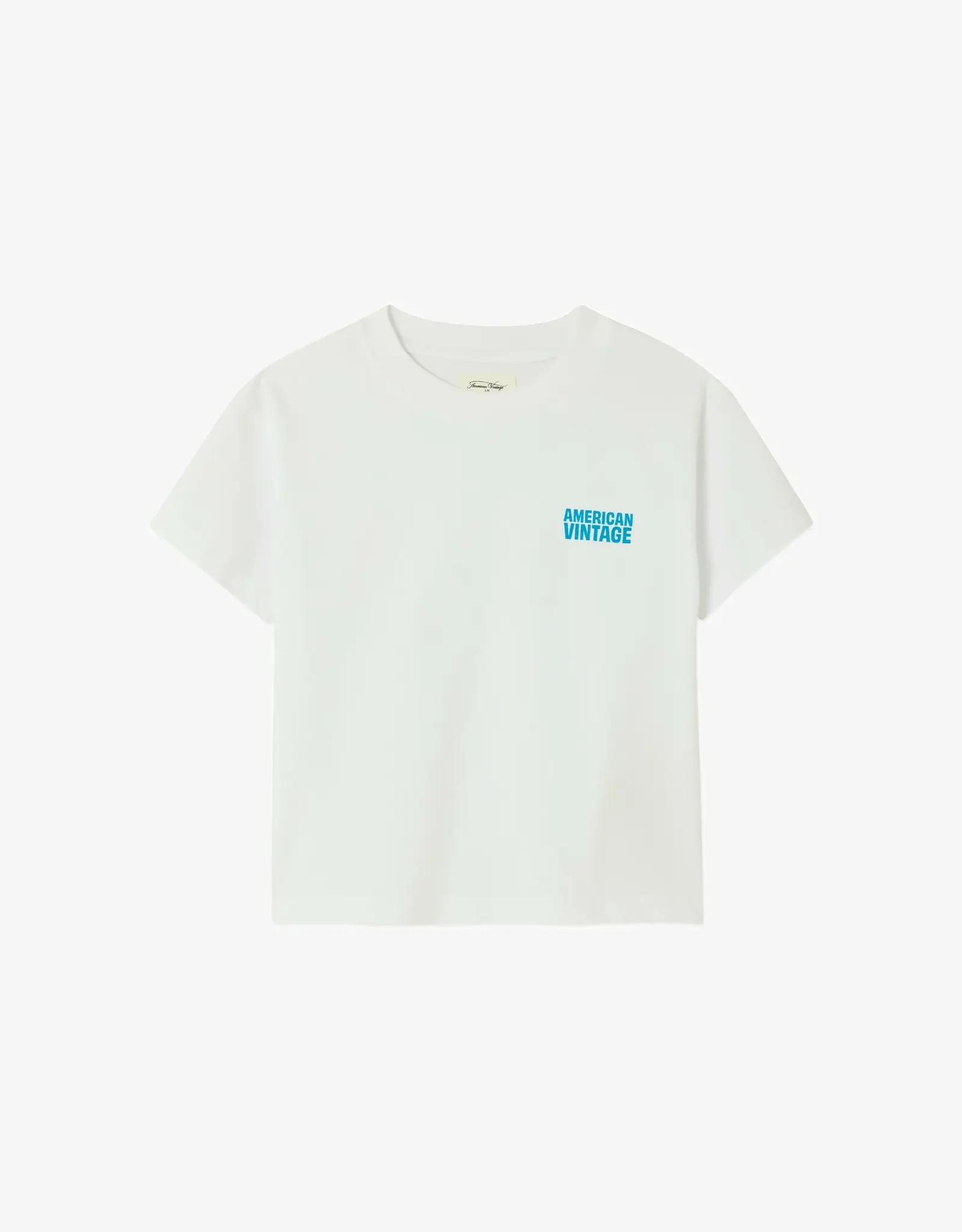 American Vintage AMERICAN VINTAGE GIXY SS TSHIRT - WHITE