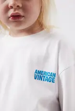 American Vintage AMERICAN VINTAGE GIXY LS TSHIRT - WHITE