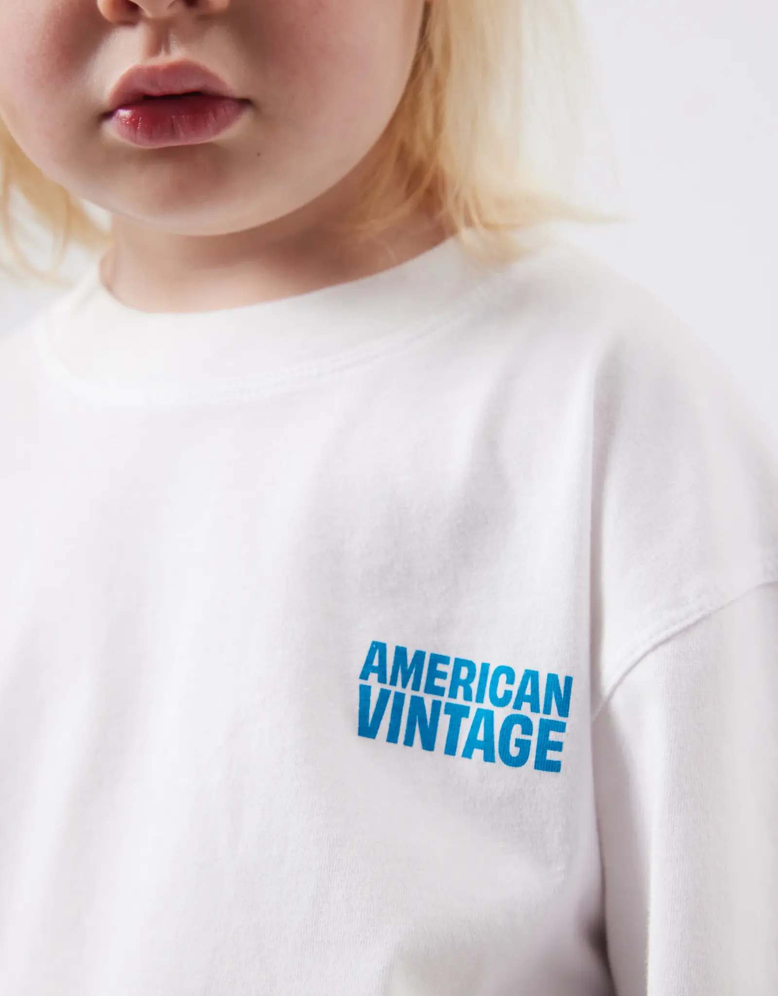 American Vintage AMERICAN VINTAGE GIXY LS TSHIRT - WHITE