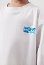 American Vintage AMERICAN VINTAGE GIXY LS TSHIRT - WHITE
