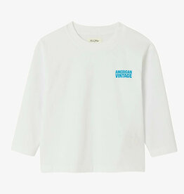 American Vintage AMERICAN VINTAGE GIXY LS TSHIRT - WHITE