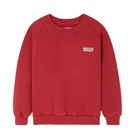 American Vintage AMERICAN VINTAGE CERISE SWEATER - VINTAGE CHERRY