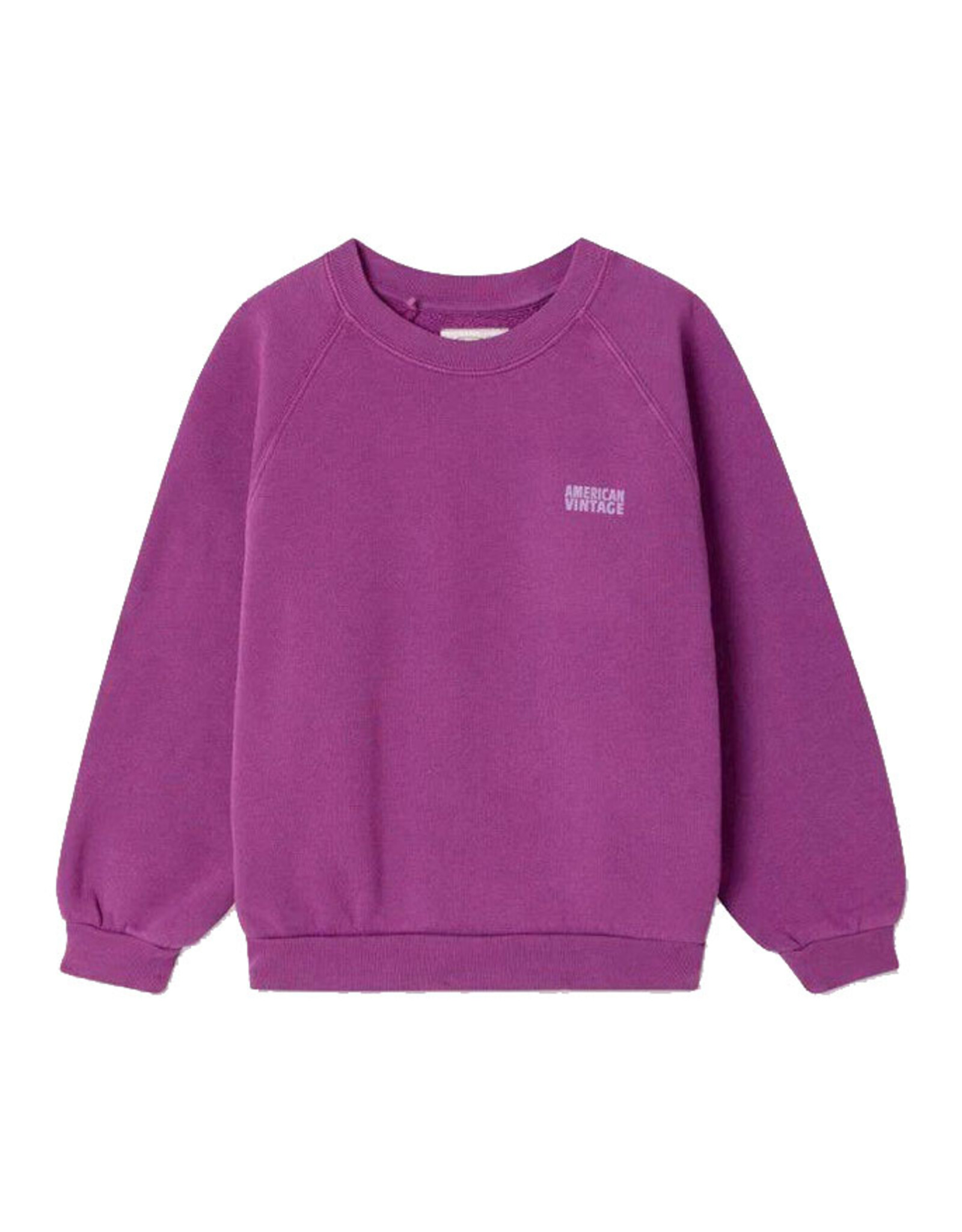 American Vintage AMERICAN VINTAGE IZUBIRD IZUBIRD SWEATSHIRT - GRAPE JUICE