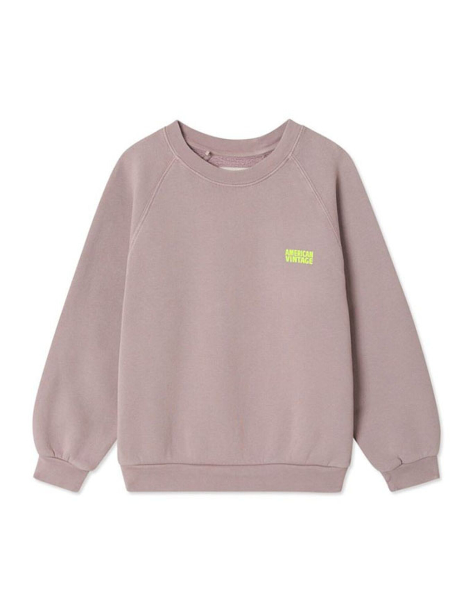 American Vintage AMERICAN VINTAGE IZUBIRD SWEATSHIRT - PRUNELLE VINTAGE