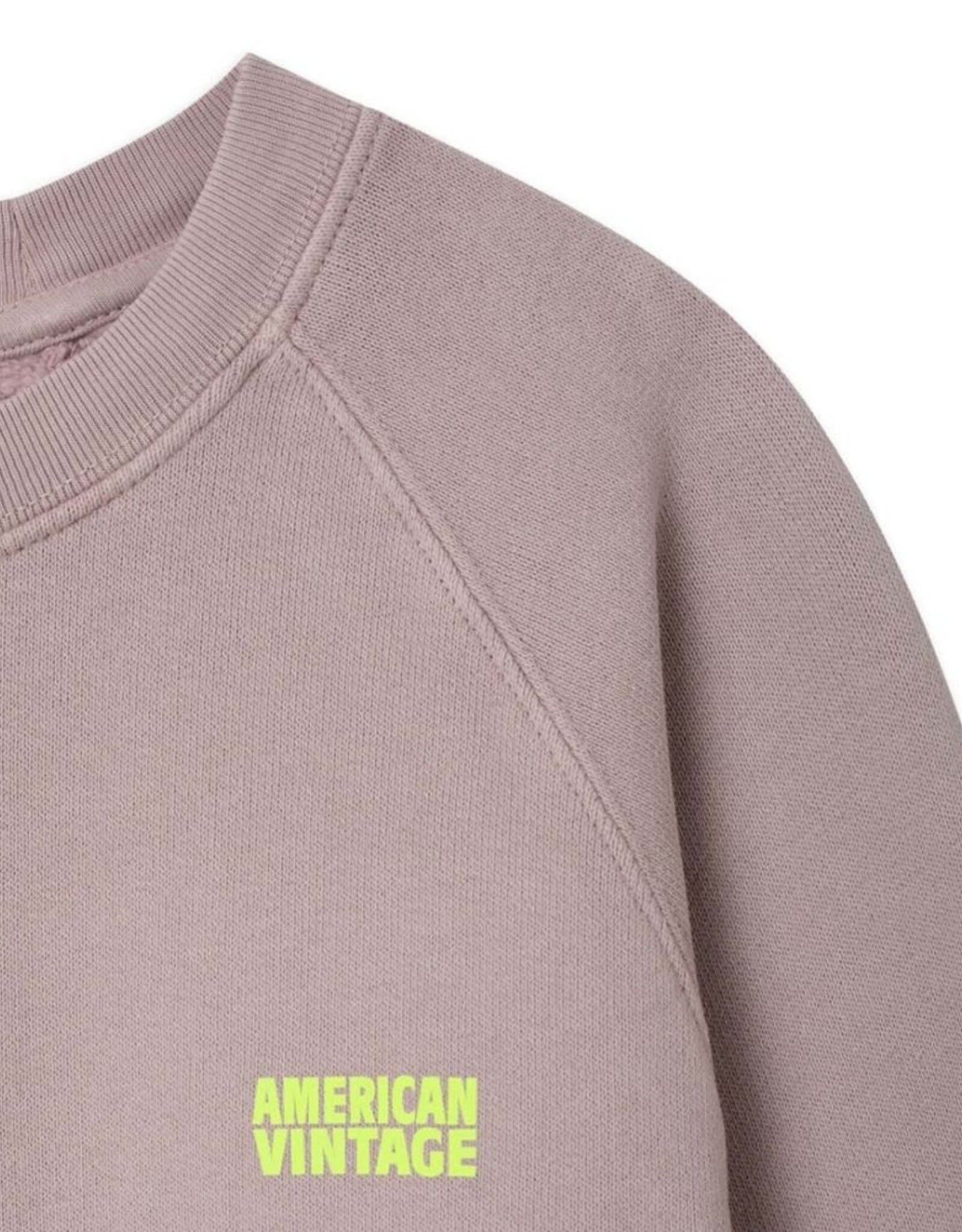 American Vintage AMERICAN VINTAGE IZUBIRD SWEATSHIRT - PRUNELLE VINTAGE