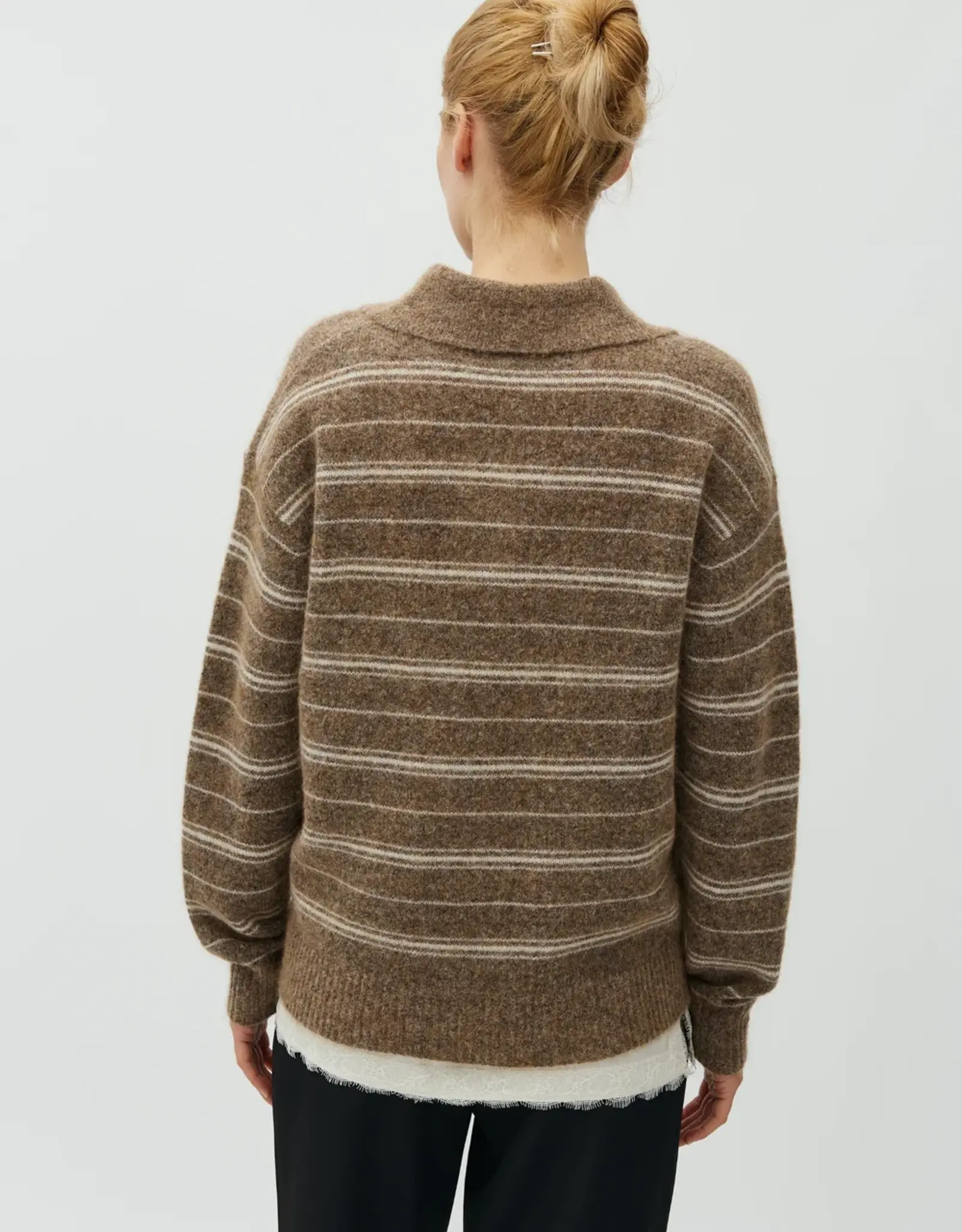 MbyM MBYM EMIN KNIT SWEATER - FALCON STRIPE