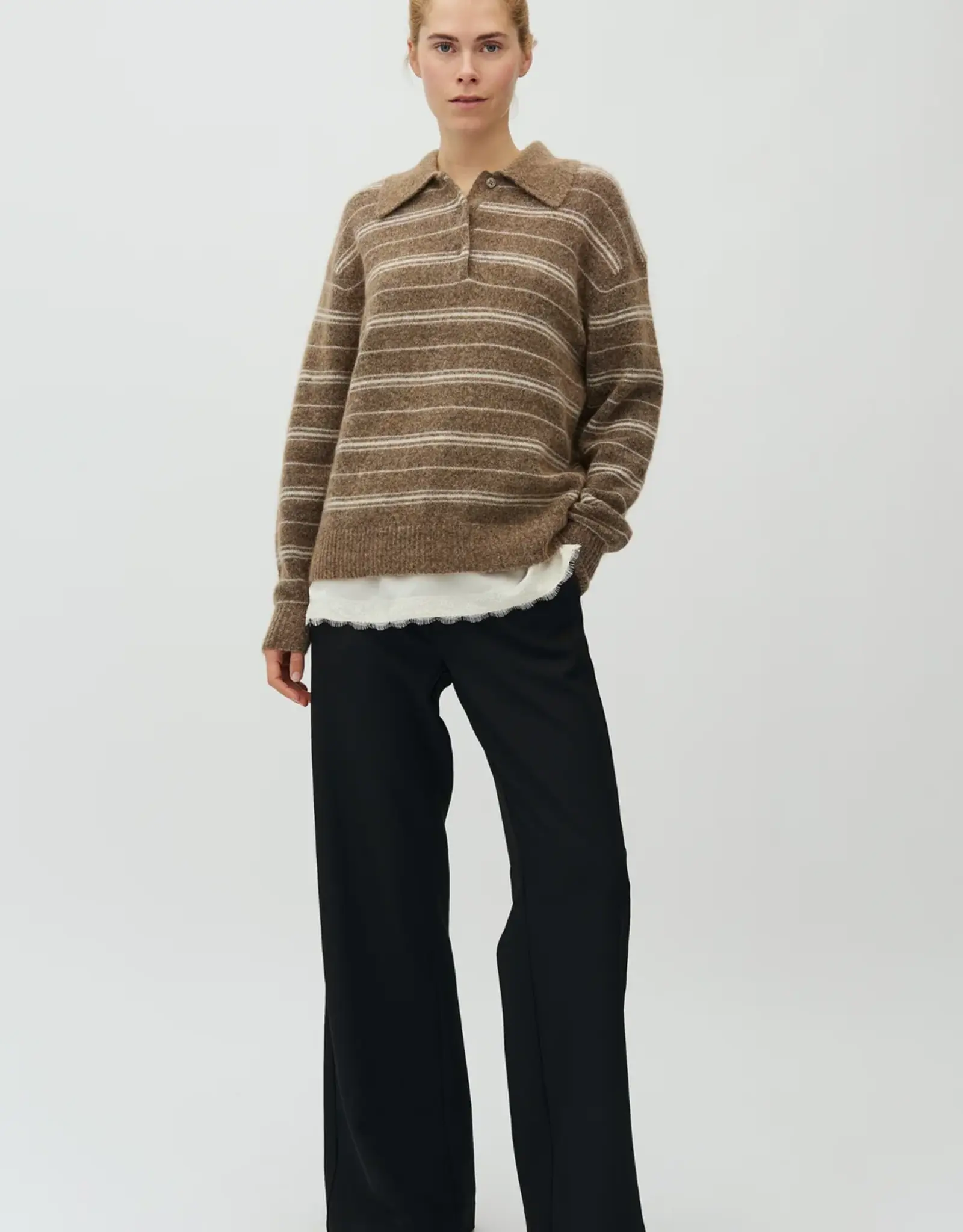 MbyM MBYM EMIN KNIT SWEATER - FALCON STRIPE