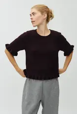 MbyM MBYM CARLA FRILL KNIT - DEEP PURPLE