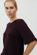 MbyM MBYM CARLA FRILL KNIT - DEEP PURPLE
