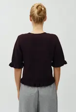 MbyM MBYM CARLA FRILL KNIT - DEEP PURPLE