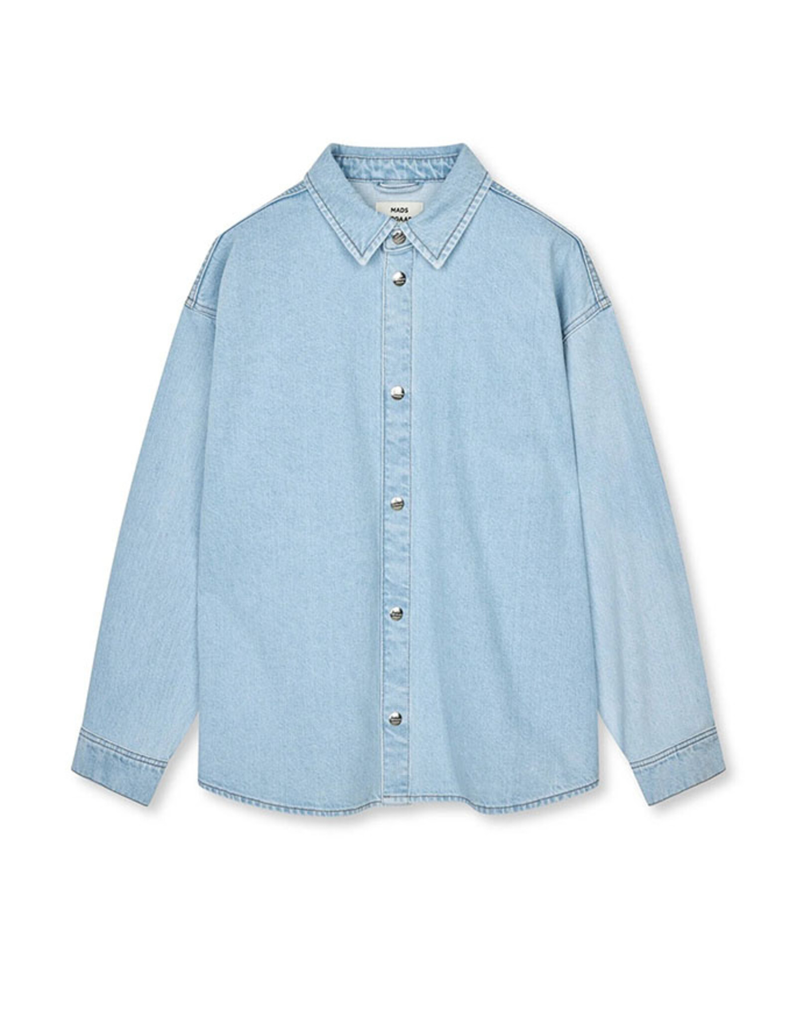 Mads Norgaard MADS NØRGAARD LUKE GISLA SHIRT - LIGHT BLUE