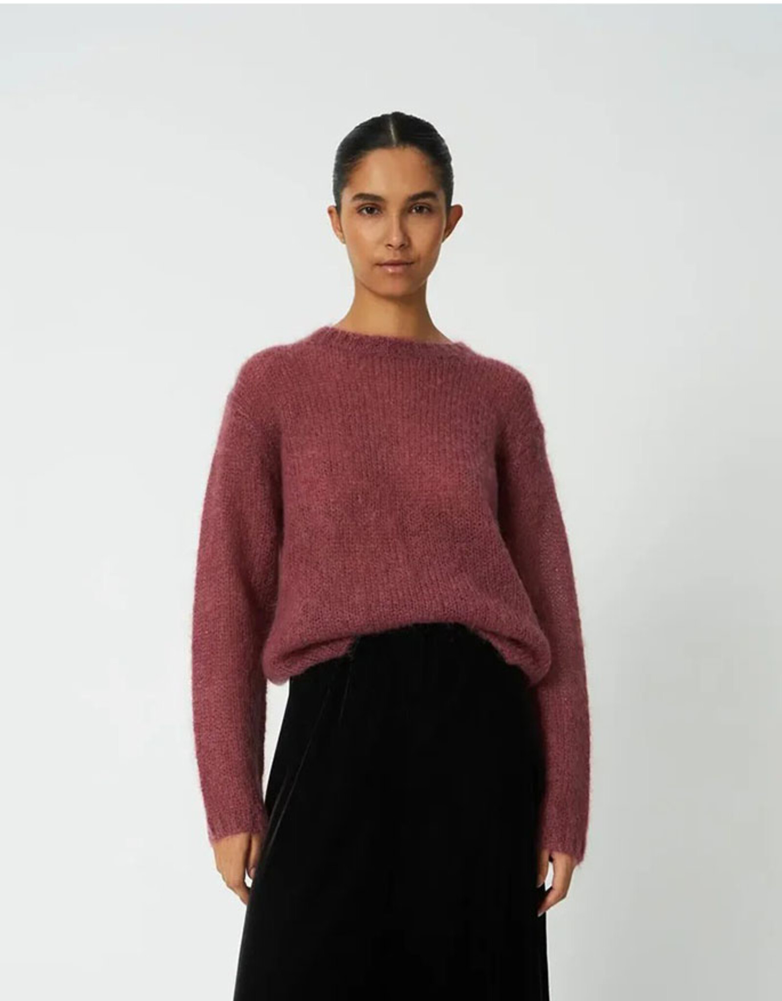 STELLA NOVA LUXURY MOHAIR SWEATER - ROSE DUST