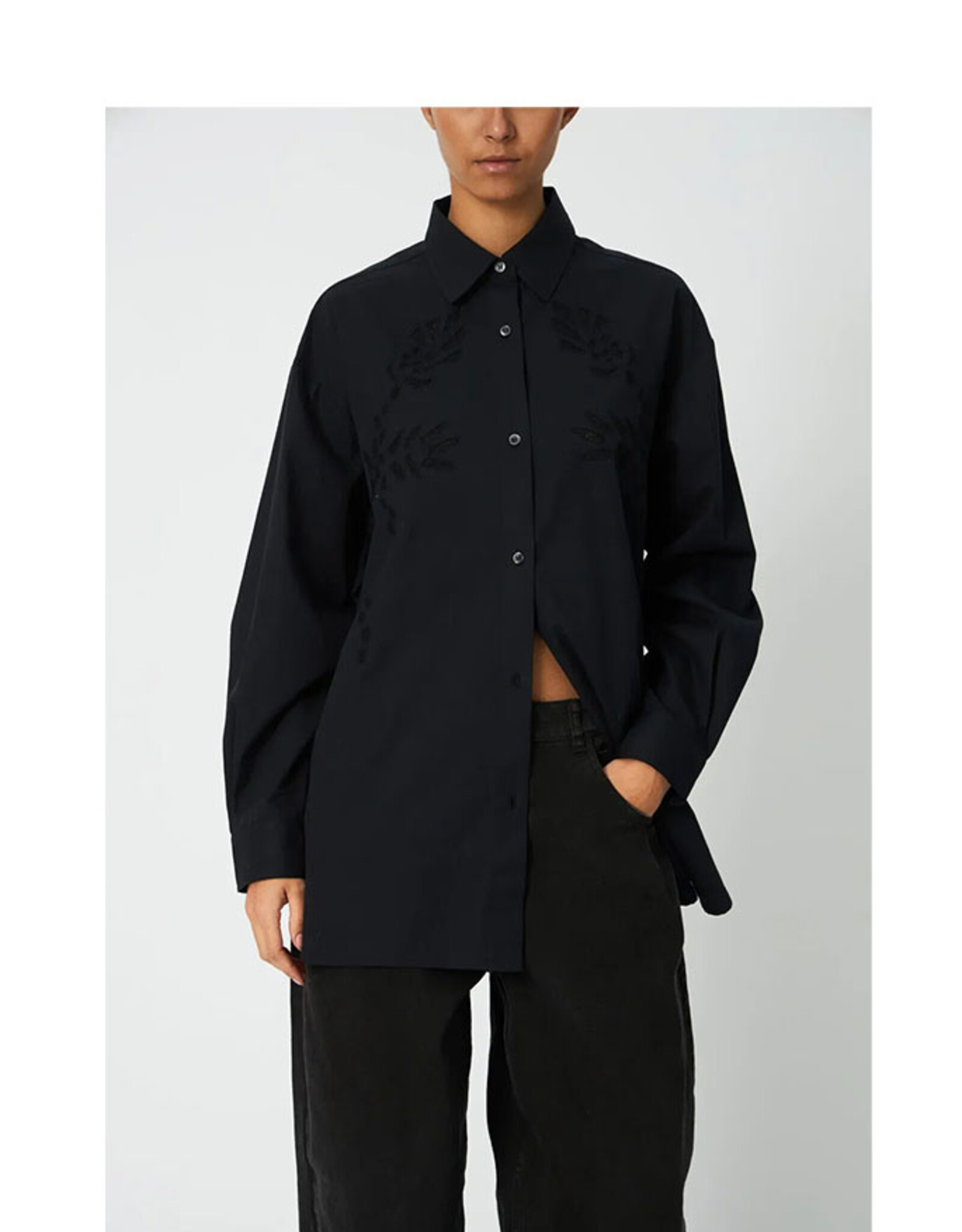 STELLA NOVA LOOSE SHIRT - BLACK