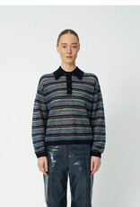 STELLA NOVA POLO KNIT SWEATER - MULTICOLOR