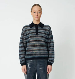 STELLA NOVA POLO KNIT SWEATER - MULTICOLOR