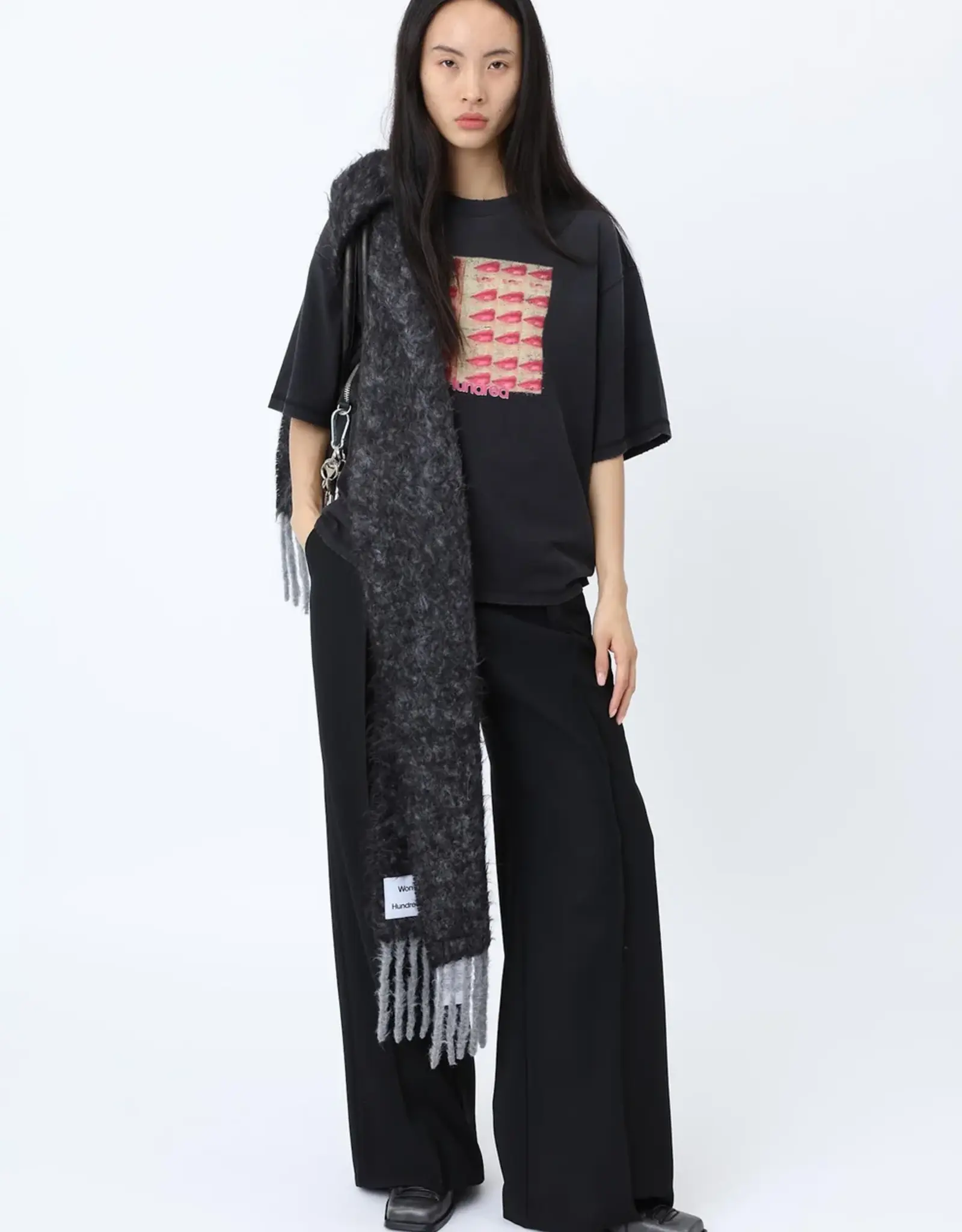 Won Hundred WON HUNDRED TSHIRT HOUSTON KISSES - WASHED BLACK
