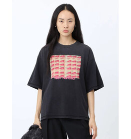 Won Hundred WON HUNDRED TSHIRT HOUSTON KISSES - WASHED BLACK