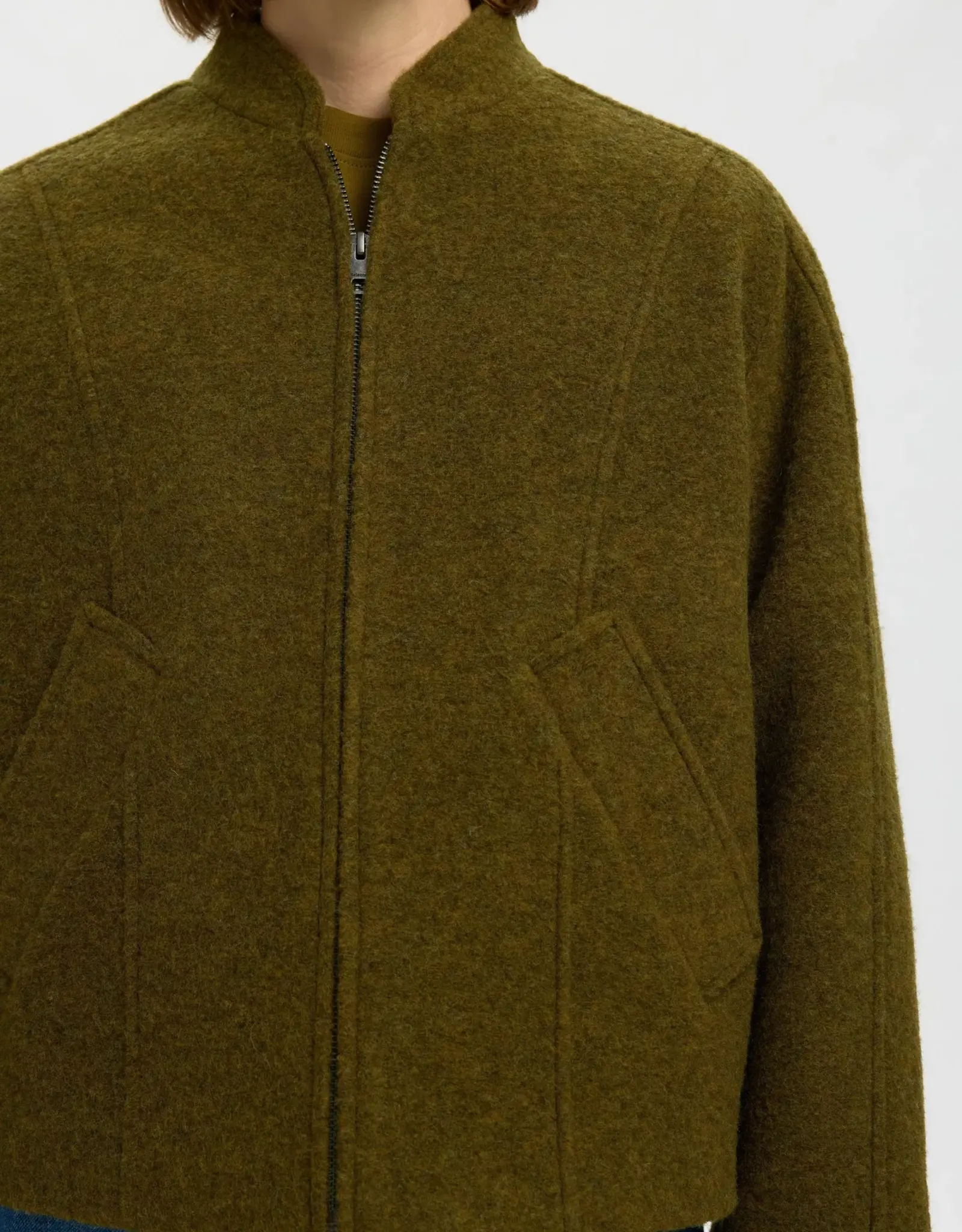 SF Jacqueline Wool Jacket Green