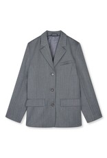 Mads Norgaard MADS NØRGAARD HERRINGBONE BLAZER - GREY
