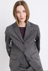 Mads Norgaard MADS NØRGAARD HERRINGBONE BLAZER - GREY