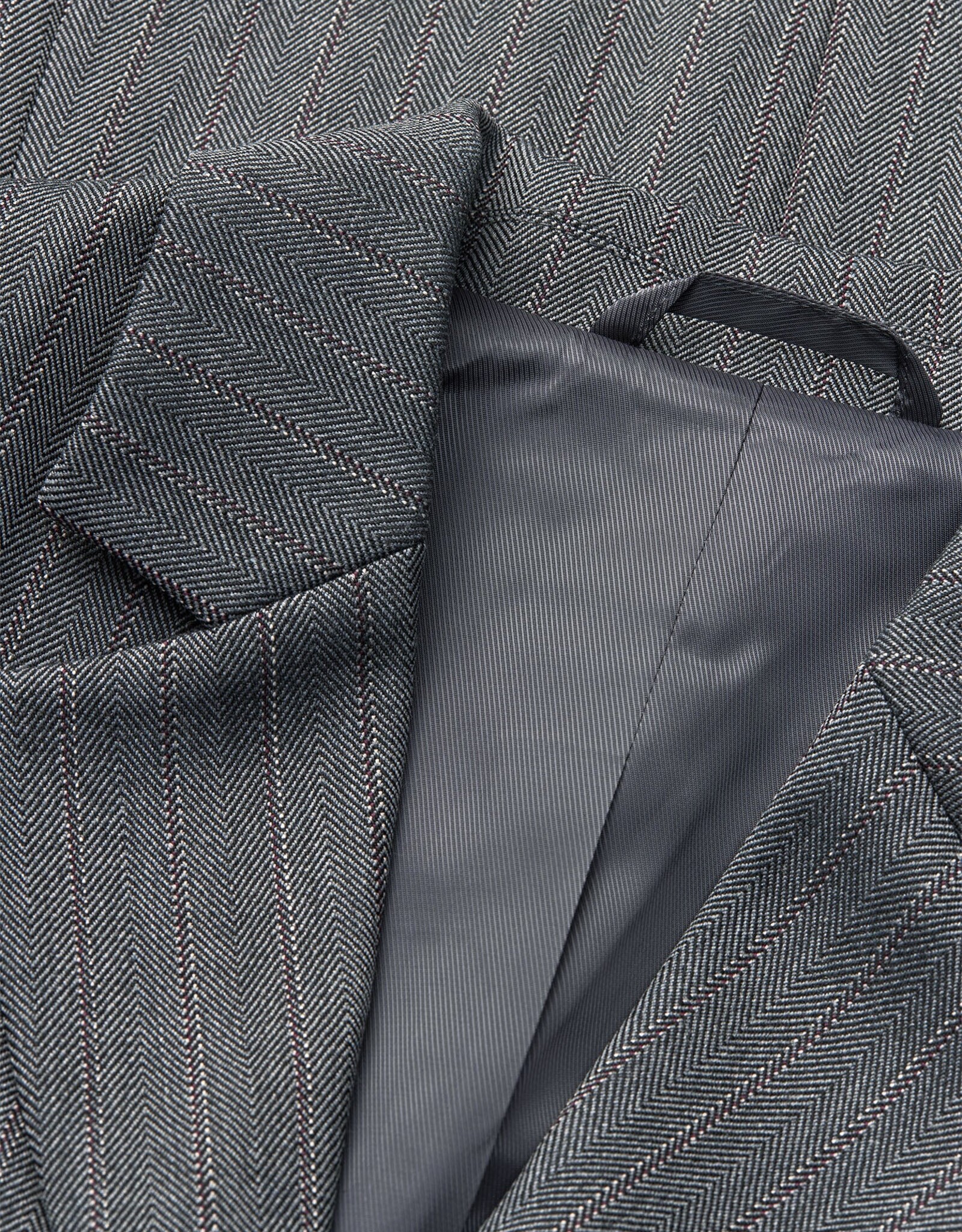 Mads Norgaard MADS NØRGAARD HERRINGBONE BLAZER - GREY
