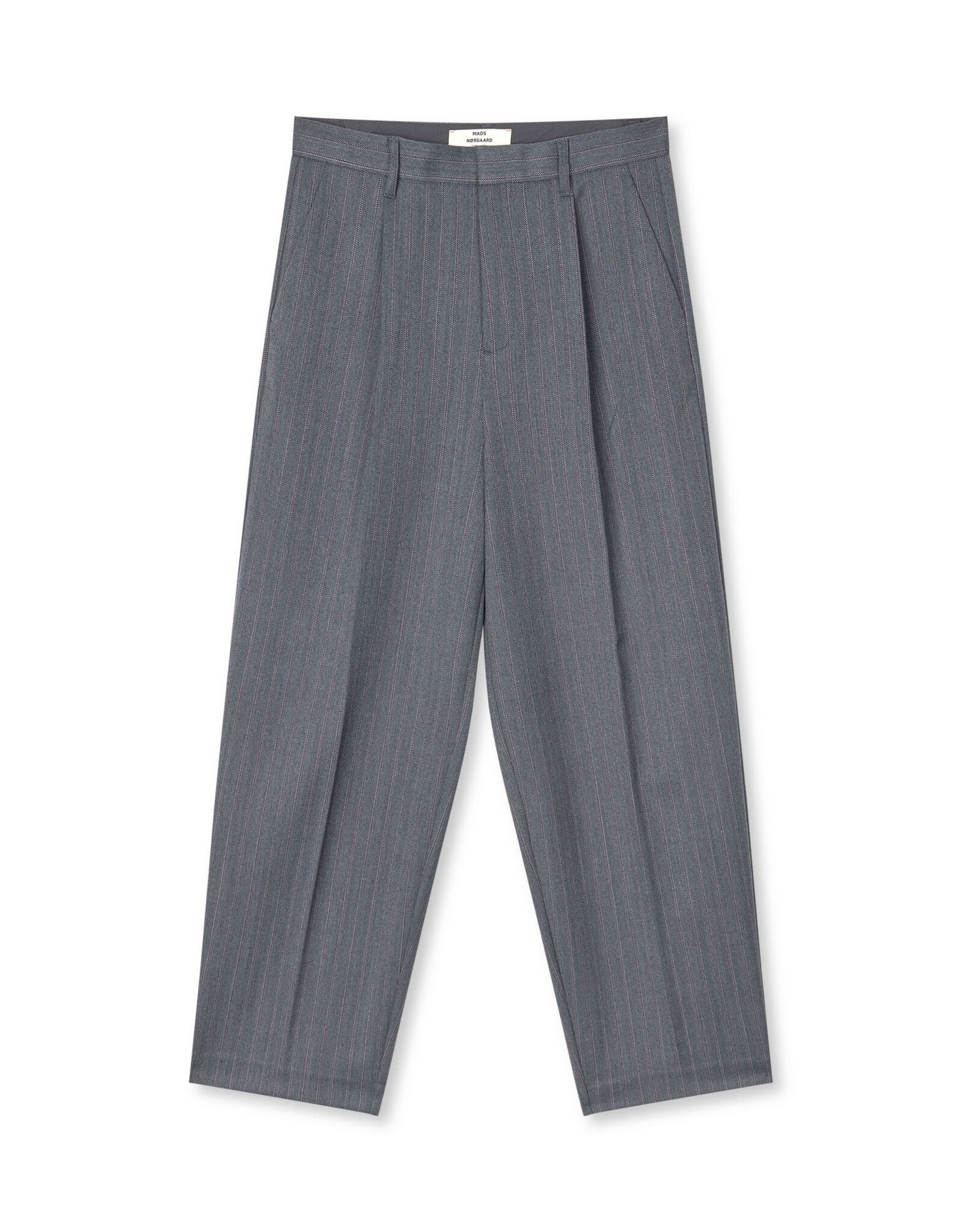 Mads Norgaard MADS NØRGAARD HERRINGBONE PANTS - GREY